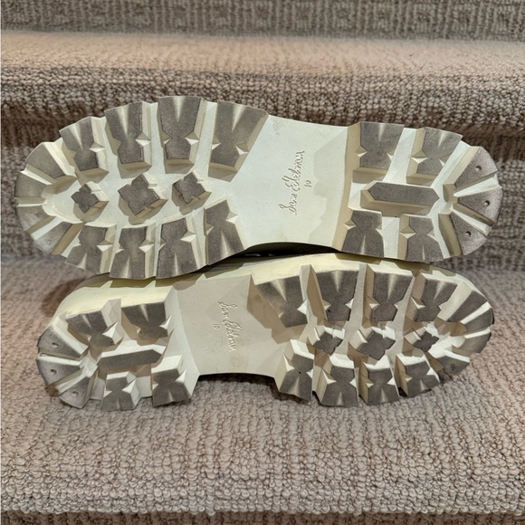 Sam Edelman Garret Platform Combat Boot in Ivory Leather - Picture 6 of 6